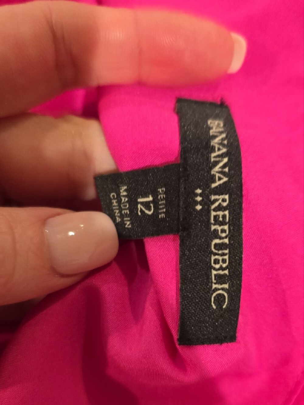 Banana Republic Fuschia SILK Halter Tie Maxi Dress - Picture 2 of 3